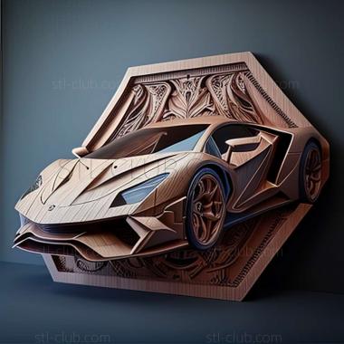 3D мадэль Lamborghini Veneno (STL)